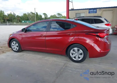 2016 Hyundai Elantra Se from USA, damaged, VIN 5NPDH4AE8GH751114